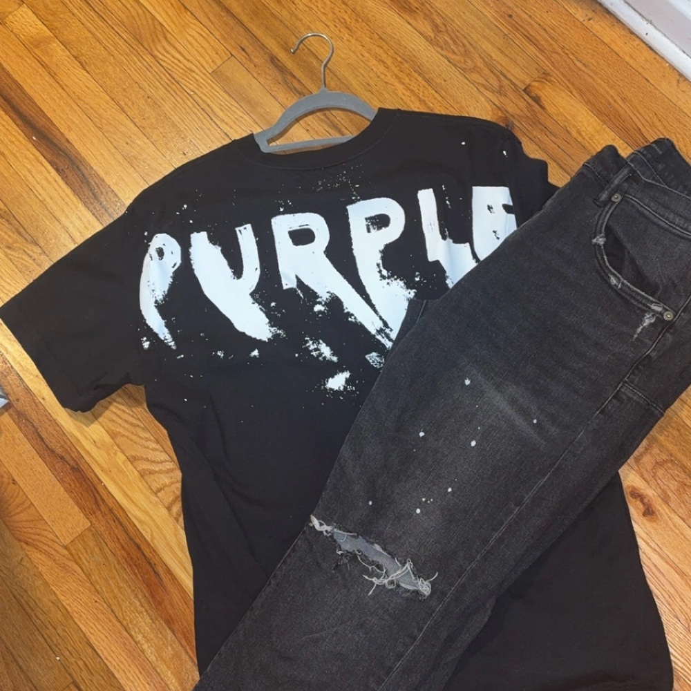 Purple Brand Men's Black Skinny Jeans